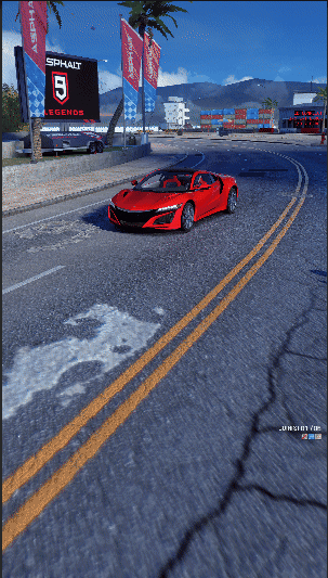 車輛起跑瞬間動畫